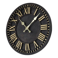 GARDEN WALL CLOCK ROMAN LARGE