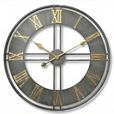 Large Metal Wall Clocks –
