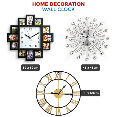 Wall clock 45cm 60cm - 45cm/60cm, for