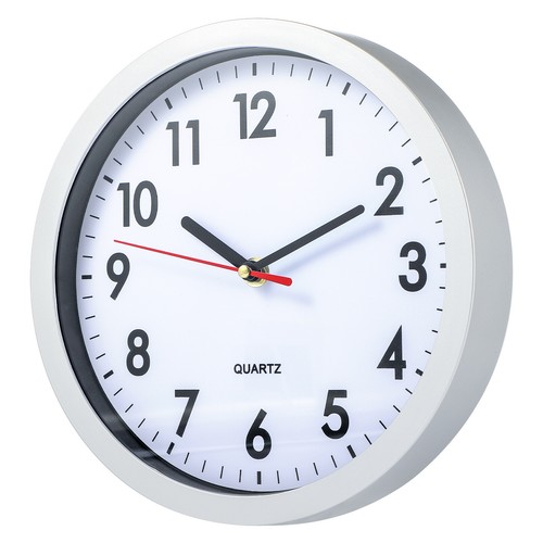 Round wall clock simple - round,