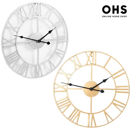 Large wall clock - wall, roman