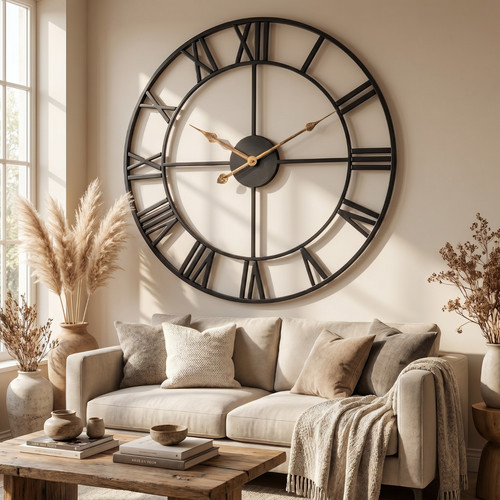Large wall clocks skeleton - wall,