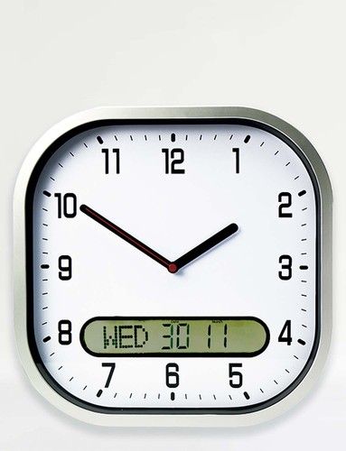 Clear time day date wall - date,
